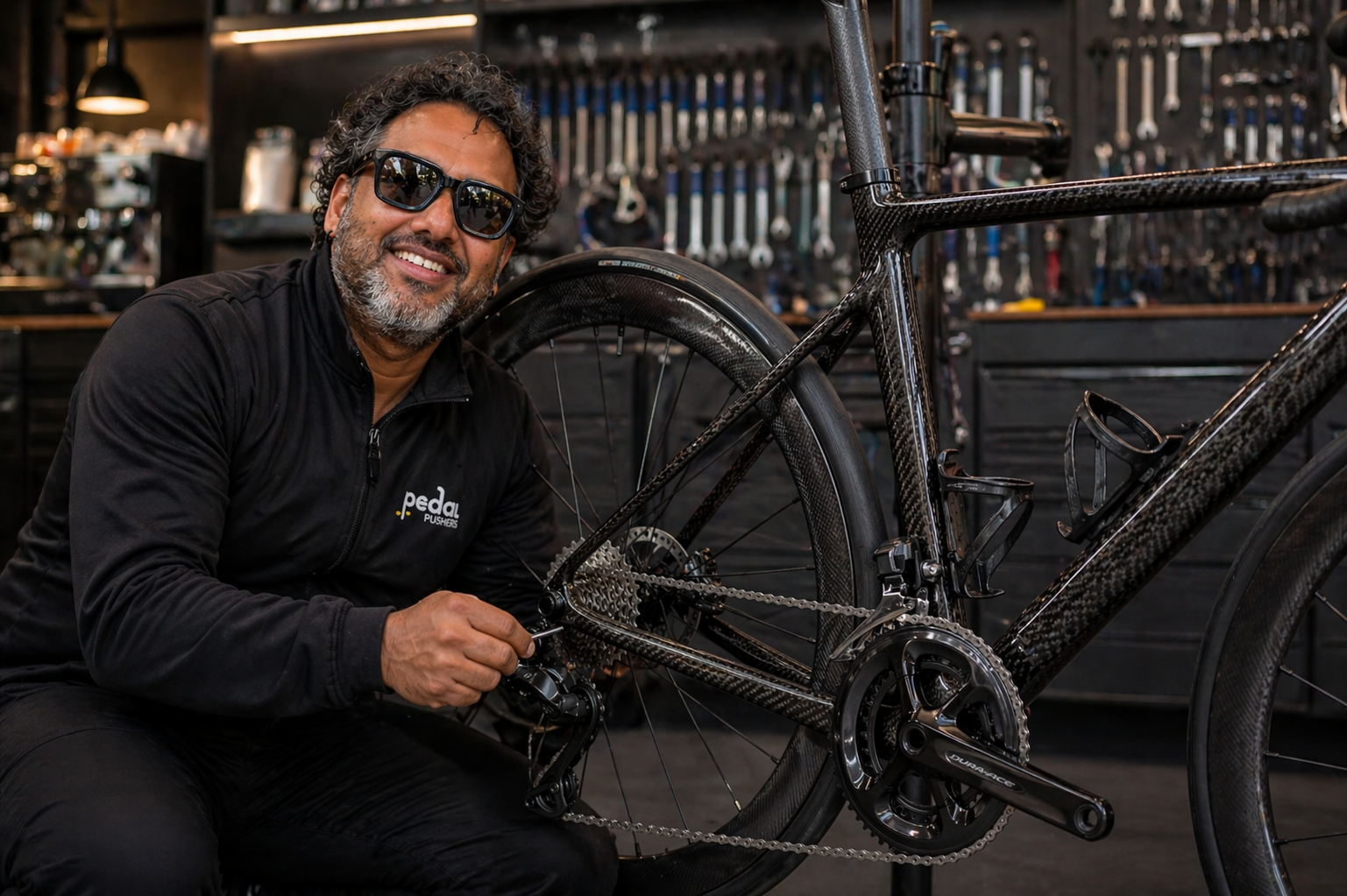 Cykler og udstyr hos Pedal Pushers